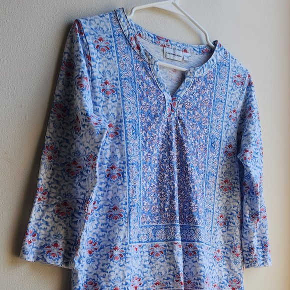 i.b.diffusion V-Neck Bohemian Aztec Print Jersey Size Small - Picture 5 of 14